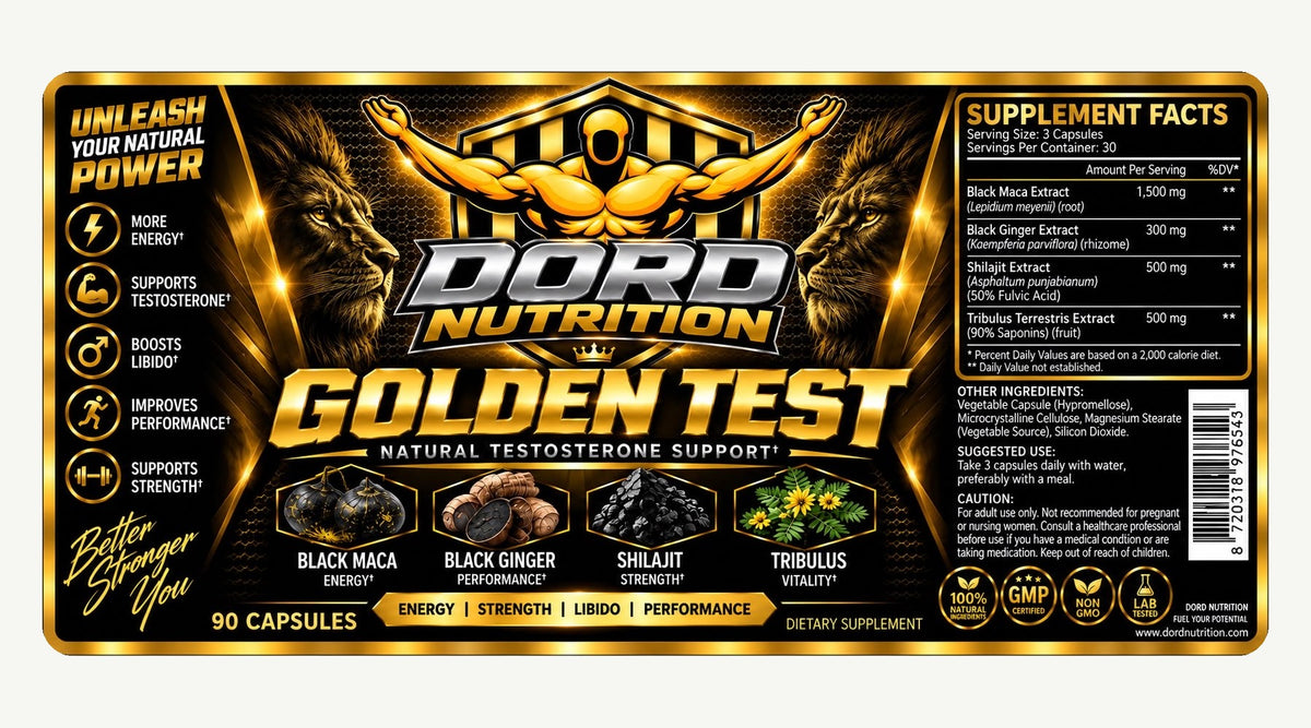 Dord Nutrition - Golden Test (90 capsules)