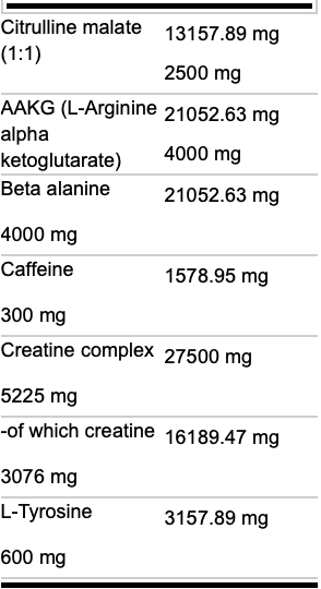 BioTech USA - Black Blood NOX+ (Op Aanvraag)